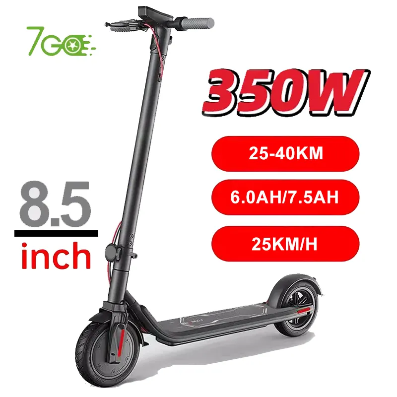 Patinete eléctrico plegable de alta velocidad para adultos, Scooter Eléctrico de 2 ruedas, 6AH7.5AH10Ah, 350W, barato, almacén UE y EE. UU.