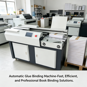 Máquina Encoladora de Libros de Alta Eficiencia para Fábricas de Impresión y Centros de Copiado con Capa Adhesiva de Doble Cara - Product Image 1