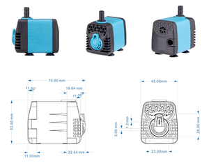 Oferta de Fábrica: Bomba Sumergible para Acuarios, Fuentes, Boquillas y Sistemas Hidropónicos - Product Image 4