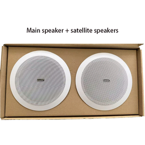 Haut-parleur de plafond sans fil CaiDS 6,5 pouces avec télécommande et contrô<span class=keywords><strong>le</strong></span> par application en mode double 5.0 pour musique d'ambiance à domicile/hôtel - Product Image 2