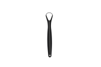 Ensemble noir de 3 pièces boîte de couleur métal acier inoxydable grattoir à langue nettoyage enlever la mauvaise haleine outil avec boîte de voyage