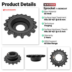 7165109 Skid Steer suku cadang Undercarriage T630 T650 T740 T750 T770 sproket Drive untuk <span class=keywords><strong>Bobcat</strong></span> - Product Image 2