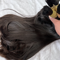 Cheveux vierges de qualité supérieure, brillants, soyeux, sans nœuds, cuticules alignées, vente en gros, faible chute, en vrac