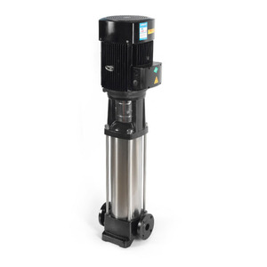 Pompe centrifuge verticale multi-étages en acier inoxydable 304 à haut débit (CDL/CDLF) avec moteur à noyau en cuivre OEM pour bâtiments commerciaux - Product Image 1