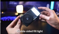 Lampe magnétique pour selfie compatible avec MagSafe IPhone, éclairage LED pliable pour anneau de remplissage de téléphone avec miroir
