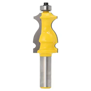 LAVIE 1Pc 12MM 1/2 "Shank Kiến Trúc Molding Router Bit Dòng Loại Cá Chế Biến Gỗ Mộng Dao Phay Gỗ máy MC03088