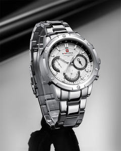 Naviforce-Reloj de seguridad para mujer, accesorio masculino de 9196 S en diferentes colores - Product Image 5