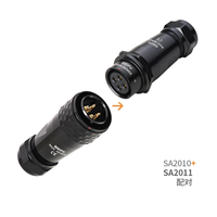 Connecteur Circulaire Étanche IP67 Série Weipu SA20, 5 Broches Mâle-Femelle, 100% Authentique, En Stock pour Alimentation Industrielle