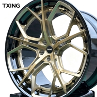 Pour 4 pièces de roues forgées multi-branches de 16 à 24 pouces, 5x112, 5x114.3, 5x120, en alliage d'aluminium, neuves