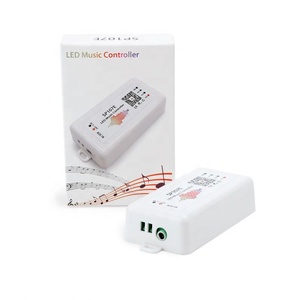 Controlador de música <span class=keywords><strong>LED</strong></span> <span class=keywords><strong>Pixel</strong></span> SP107E para tiras <span class=keywords><strong>LED</strong></span> RGB direccionables WS2812B WS2811, luces de neón flexibles, compatible con 960 píxeles, DC5-24V - Product Image 2