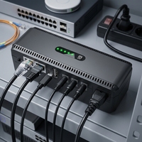 Mini DC UPS Sumber Daya Tanpa Interupsi 18W untuk Rumah Tangga, Pemantauan Router, Baterai Cadangan Darurat DC Khusus DC1018P