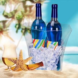 Thiết Kế Mới Đảng Night Bar Wedding Custom Cách Điện Rõ Ràng Acrylic 5L Dung Tích Độc Đáo RGB <span class=keywords><strong>LED</strong></span> Champagne <span class=keywords><strong>Ice</strong></span> <span class=keywords><strong>Bucket</strong></span> Để Làm Mát - Product Image 2