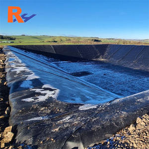 غشاء أرضي بسماكات 0.3 مم و0.5 مم و0.75 مم و1 مم و1.5 مم و2 مم لأنظمة تجميع مياه الأمطار كبطانة للبرك وترميم التربة/المواقع الملوثة - Product Image 1