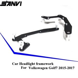 SANVI 2PCS Car Light Framework for Golf7 2015-2017 for Bi <b>LED</b>&Xenon <b>Projector</b> Lens Install Adapter Auto Light DIY Tool - Product Image 5