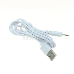 Özelleştirilmiş 1M 2M 3m beyaz siyah şarj USB DC 2.0X0.6mm şarj aleti kablosu vibratör için hoparlör kulaklık - Product Image 3