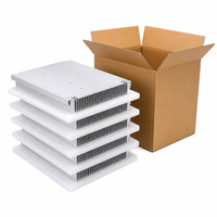 Radiateur en aluminium sur mesure |   Réponse rapide en 1h |   Ailette usinée avec précision par CNC pour boîtier d'alimentation électronique