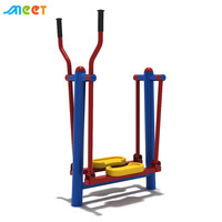 Máquina de remo para exteriores MT-JS024, equipo de fitness de doble estación, equipo de gimnasio para exteriores, máquina de ejercicio para parques para adultos