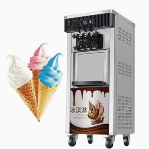 Machine à crème glacée molle de service de yaourt de saveurs du dessus 3 de table automatisée commerciale à vendre - Product Image 1