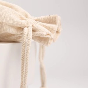 Bolsa de Tela de Algodón con Cordón y Logotipo Personalizado, Forro Impermeable, Bolsa para Velas, en Oferta - Product Image 3