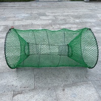 Trampa Plegable de 70cm * 140cm para Pescado, Camarones y Langostas, Trampa de Pesca en el Mar Profundo para Bacalao y Ling