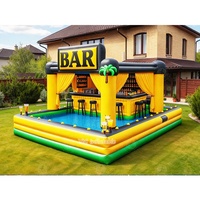 Piscine gonflable avec bar intégré, durable pour le divertissement au bord de la piscine, installation rapide EN14960