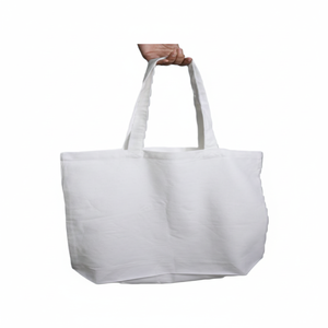 ถุงผ้าแคนวาส100% เป็นมิตรกับสิ่งแวดล้อมถุงผ้าทำจากผ้าฝ้ายออกแบบโลโก้ได้ตามที่ต้องการถุงช้อปปิ้งรีไซเคิลสำหรับงานหนัก - Product Image 1