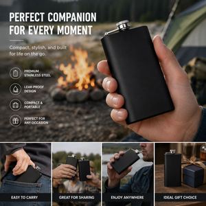 Gourde à liqueur en acier inoxydable portable de 140 ml (5 oz) avec logo personnalisé, idéale pour le camping, le whisky et les alcools - Product Image 2