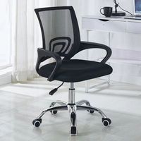 Chaise pivotante ergonomique à bas prix, chaise d'ordinateur nordique à dos bas de 200kg, chaise de bureau
