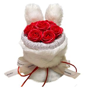 AYOYO 2025 nuevo regalo del Día de San Valentín conejo <span class=keywords><strong>abrazo</strong></span> cubo para novia Rosa paquete regalo del Día de la madre - Product Image 1