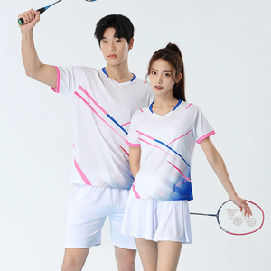 Conjunto Deportivo de Bádminton Personalizado por Sublimación, Manga Corta, para Hombre y Mujer, Cómodo, Premium, Transpirable - Product Image 2