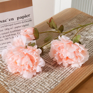 Fleurs de pivoine réalistes pour mariage, Pâques, accessoires de photographie en extérieur et décoration intérieure - Fleurs artificielles en plastique - Product Image 2