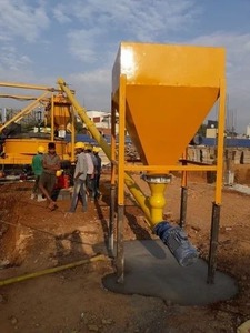 Planta móvil de hormigón montada sobre patines para una mezcla eficiente en zonas de construcción estrechas - Product Image 3