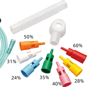 หน้ากากออกซิเจนแบบเวนตูรีปรับได้ 3 สี สำหรับผู้ใหญ่/เด็ก/ทารก ผลิตจากโรงงาน ได้รับการรับรองมาตรฐาน CE - Product Image 3