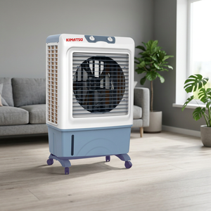 Refroidisseur d'air tour domestique manuel à courant continu Aqua Cool Série 900, haute efficacité, 90L, en plastique, 3 vitesses, blanc-gris, pour 500 pieds carrés, structure en nid d'abeille - Product Image 3