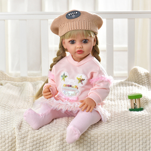 Muñeca de Vinilo de Alta Calidad en Oferta, 22 Pulgadas, 55 cm, Cuerpo Suave al por Mayor, Muñeca de Silicona Realista, Bebé Recién Nacido - Product Image 3
