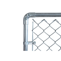 Clôture de sécurité pour jardin en treillis métallique de 10 pieds, 6 pieds, 8 pieds, revêtement PVC, galvanisée, tailles personnalisées