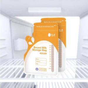 Sacchetto del dispositivo di raffreddamento del frigorifero del contenitore di stoccaggio del latte in polvere del <span class=keywords><strong>bambino</strong></span> della chiusura lampo sacchetti liberi di stoccaggio del latte materno BPA - Product Image 5