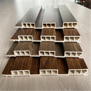 Nhà Máy Giá <span class=keywords><strong>WPC</strong></span> Panel tường hàng rào chất lượng cao vật liệu trang trí 168*24*2900 mét <span class=keywords><strong>WPC</strong></span> decking rãnh Panel tường - Product Image 2