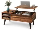 יצרן רהיטים מודרני פשוט מעלית עליון ריהוט שולחן קפה מעץ לסלון