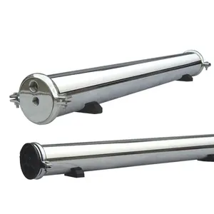 Boîtier de membrane RO en acier inoxydable de 8 pouces, modèle 8040, réservoir haute pression pour osmose inverse avec 1 élément - Product Image 1