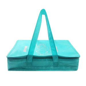 Sac isotherme plat en non-tissé souple, réutilisable, pour la restauration à emporter, avec logo - Product Image 2