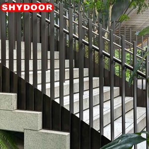 SHYDOOR Garde-corps d'escalier intérieur personnalisés en <span class=keywords><strong>acier</strong></span> inoxydable 304, tubes sur mesure pour projets d'ingénierie de métro et de construction de parcs, style moderne - Product Image 1