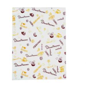 Papier alimentaire anti-graisse en gros, vente chaude, personnalisé, imprimé, pour sandwichs, emballage alimentaire et emballage de hamburgers - Product Image 5