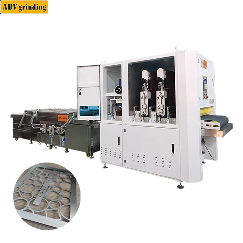 2023 China Hot Sale Wet Metal Flat Sheet Metal Deburring Grinding Polishing Brushing Machine