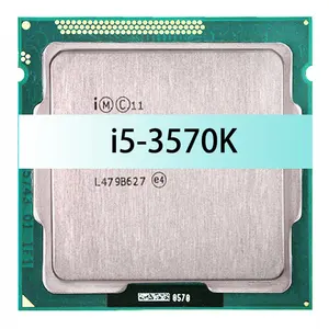 데스크탑 프로세서 코어 i5 3570K 3.4GHz 6MB 5.0GT/s SR0PM LGA 1155 인텔 코어 i5 3570K 용 CPU 사용