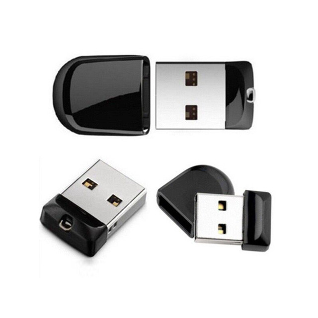 Wholesale 64GB 32GB 16GB 8GB Super Mini USB Flash Drives Customizable Logos USB 2.0 Interface