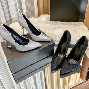 Zapatos de tacón alto sexys de marca de lujo, zapatos de alta calidad para fiesta, oficina, boda, zapatos de tacón alto con punta puntiaguda para mujer, sandalias elegantes con tacón - Product Image 1