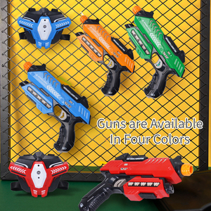 Pistolet de tir au laser infrarouge FiveStar en plastique ABS, jouet électronique pour les enfants de 5 ans et plus, <span class=keywords><strong>jeu</strong></span> d'équipe en intérieur/extérieur, certifié EN71, Laser Versus - Product Image 2