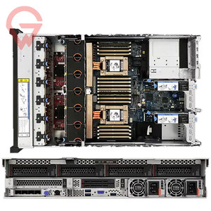 Serveur rack ThinkSystem SR665 2U, processeur AMD EPYC double cœur 64C, pour la gestion de la virtualisation des centres de données et du stockage d'entreprise Lenovo - Product Image 2