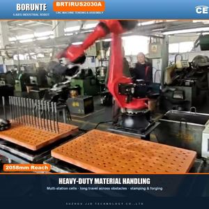 แขนหุ่นยนต์ Borunte BRTIRUS1820A แบบ 6 แกน ระยะเอื้อม 1850 มม. รับน้ำหนัก 20 กก. สำหรับงาน CNC ใส่ท่อเหล็ก ความแม่นยำ ±0.05 มม. ใช้ไฟ 380V 3 เฟส มาตรฐาน CE - Product Image 3